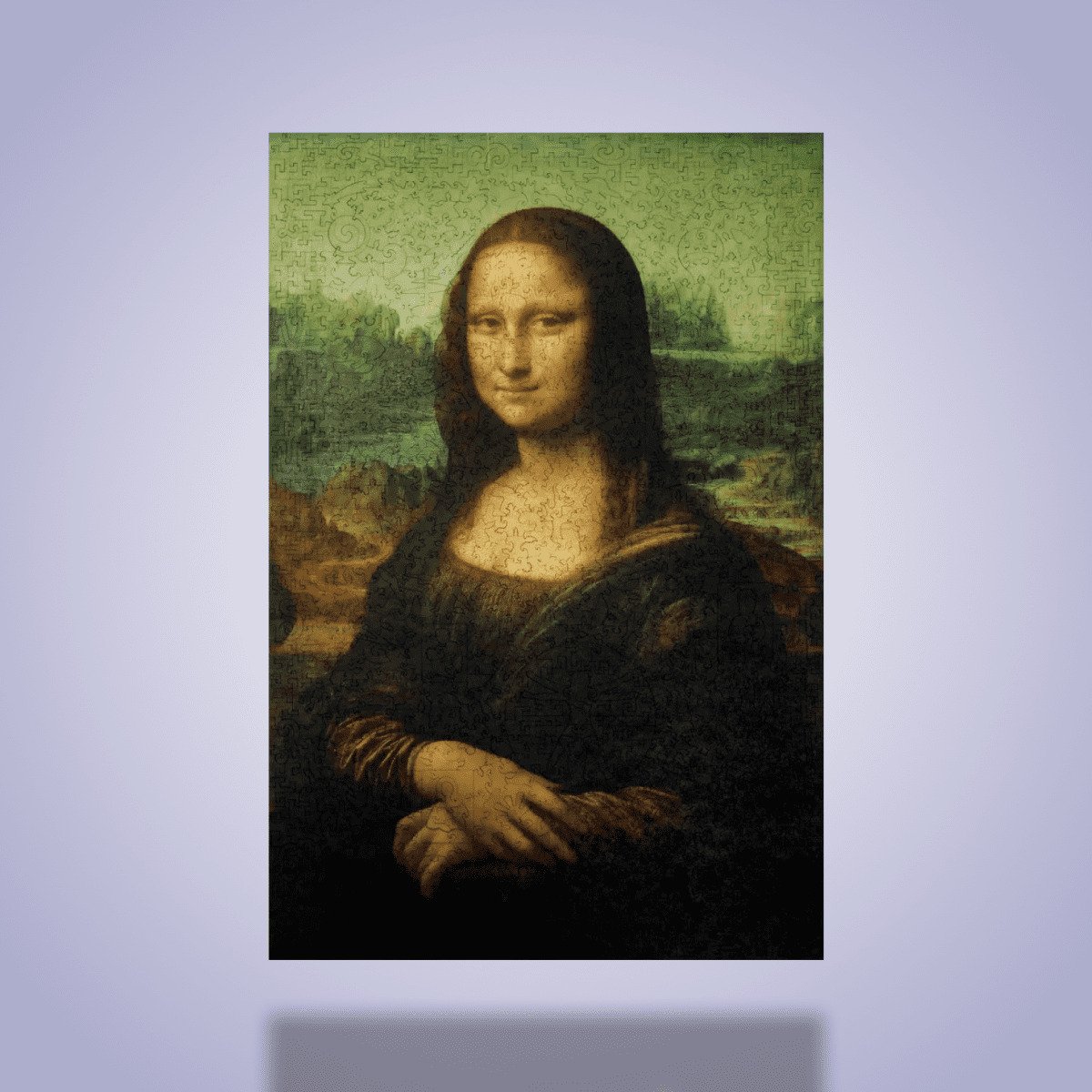 

Wooden Puzzle Unidragon Mona Lisa, One Size - 15.35×23.2", 1000 pcs